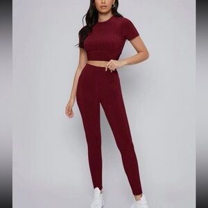 Red Top & Leggings Set❤️